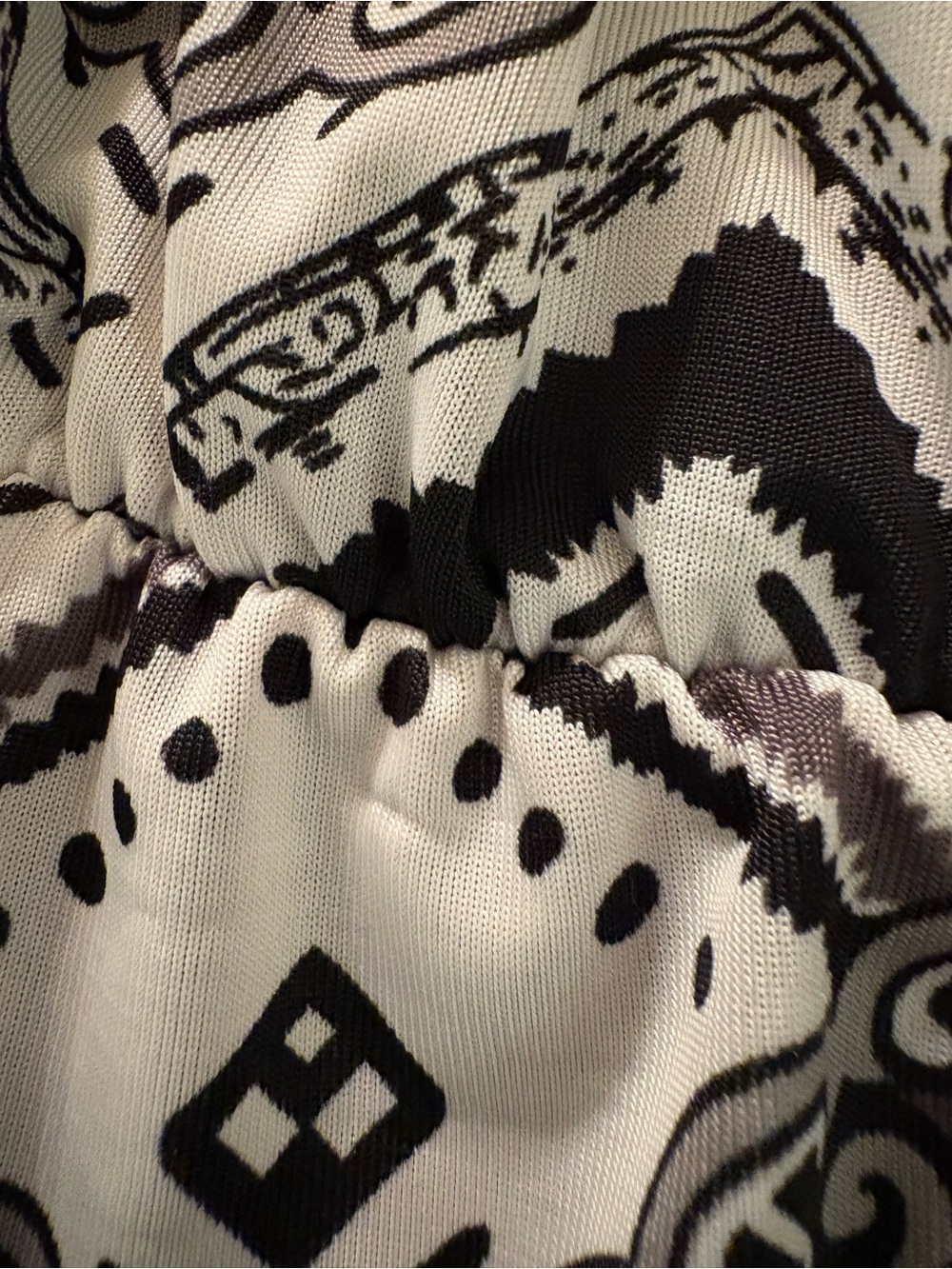 Women’s Sleeveless NWT Studio West Black & White Cowl Printed Midi Dress Size L - Picture 13 of 14